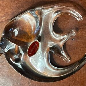 Gorgeous 5.5” Murano Art Glass Angel Fish